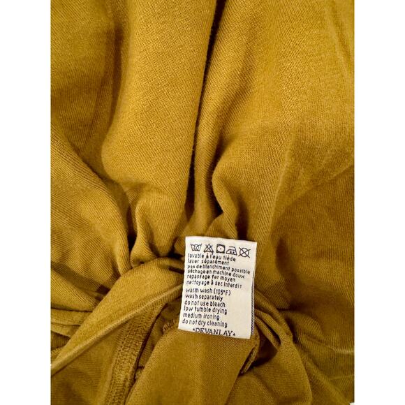 Lacoste Mustard Yellow Hoodie Men's 4 100% Cotton Devanlay Quiet Luxury - Picture 8 of 13